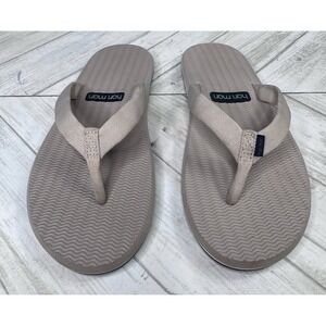 Hari Mari Dunes Flip‎ Flop Sandals Women's Size 7 Cloud Beige Slip On Coastal